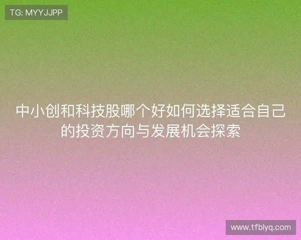 中小创和科技股哪个好如何选择适合自己的投资方向与发展机会探索 中小创和科技股哪个好如何选择适合自己的投资方向与发展机会探索